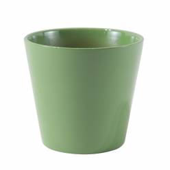 Cubremaceta Alice Verde Brillo �14x14Hcm