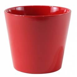 Cubremaceta Alice Rojo Brillo �16x15Hcm