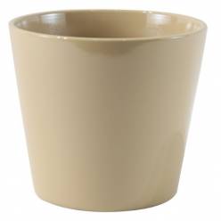 Cubremaceta Alice Beige Brillo �16x15Hcm