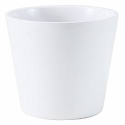 Cubremaceta Alice Blanco Brillo �16x15Hcm