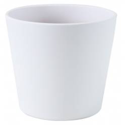Cubremaceta Alice Blanco Mate �16x15Hcm