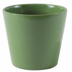Cubremaceta Alice Verde Brillo �16x15Hcm