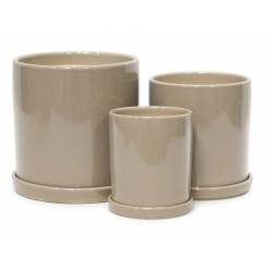Cubremaceta Urban Beige (Set 3uds)