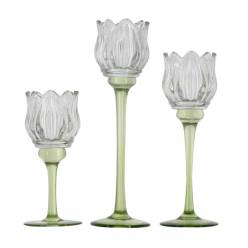 Portavelas Tulipan (Set 3uds)