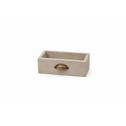 Caja Atelier Greige 23x16x10Hcm