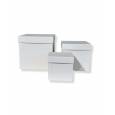 Caja Carton Cuadrada Blanca (Set 2 uds)