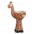 Escultura Masai Marron 10.5Ax16.5Lx27.5Hcm